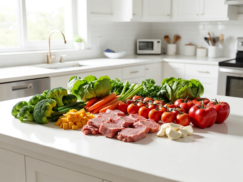 Fresh healthy ingredients